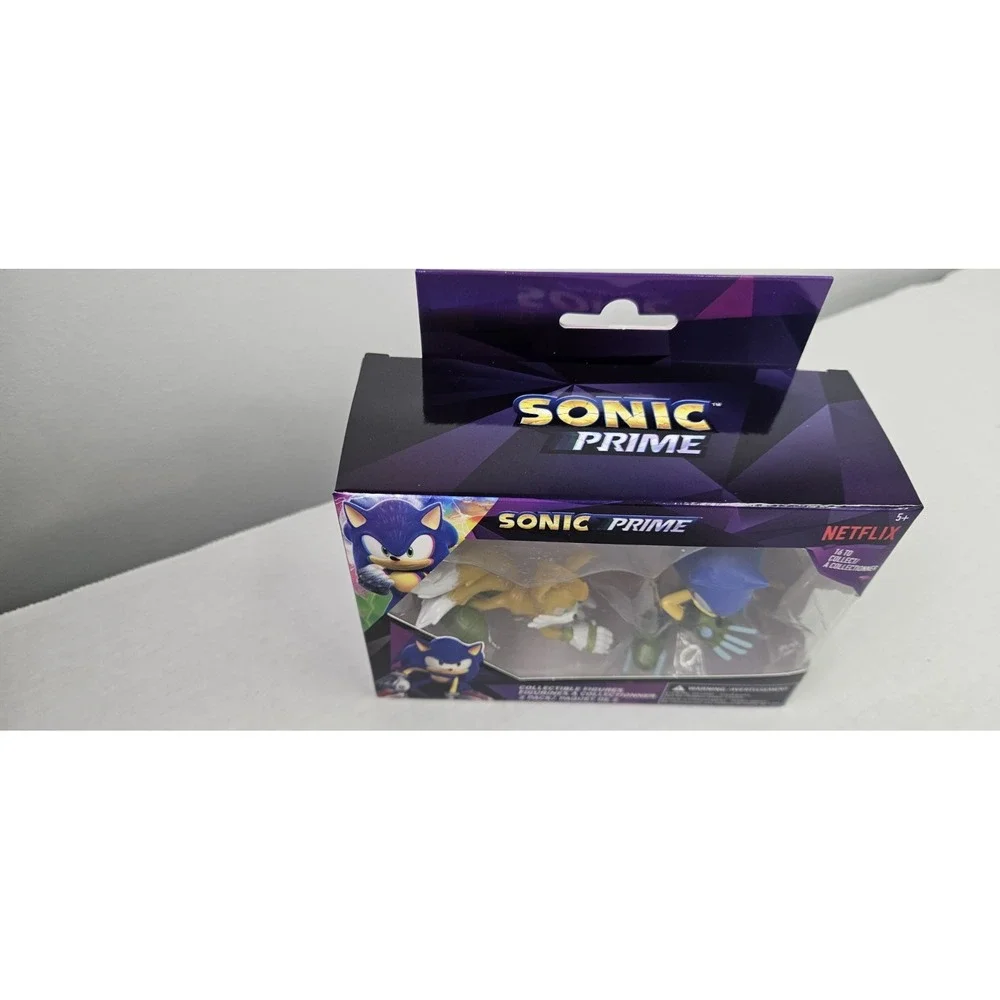 Sonic‎ Prime Collectible Figures, Sonic And Tails New In Sealed Box